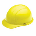 Americana Cap Hard Hat w/ Mega Ratchet 4 Point Suspension - Hi Viz Yellow